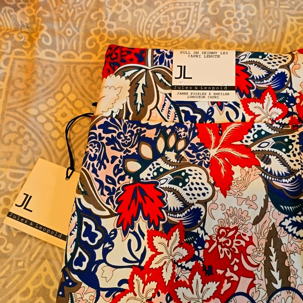 Jules & Leopold stretch Capri pant
